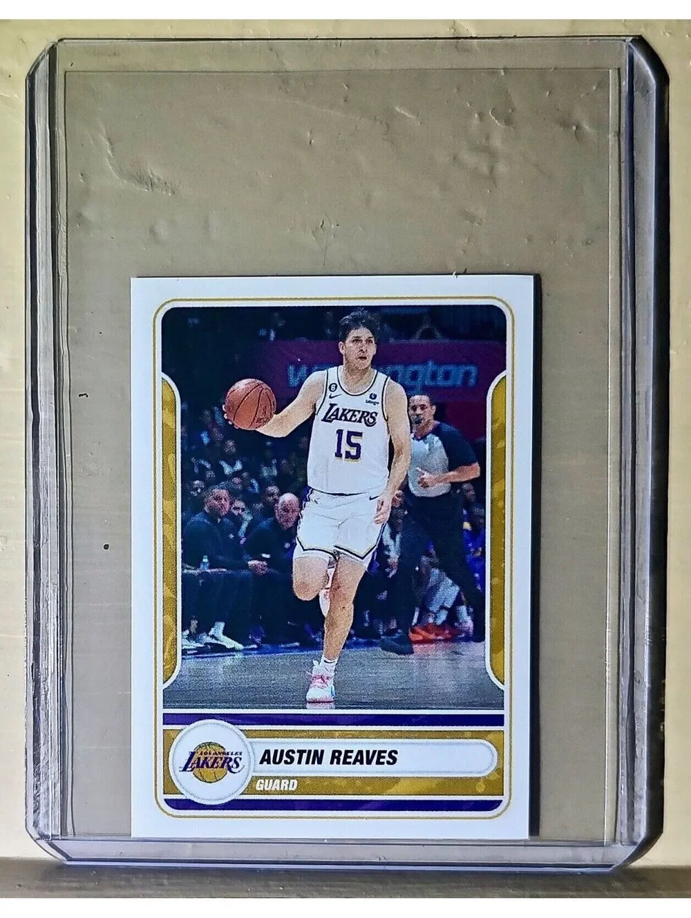 2023-24 Austin Reaves Panini NBA Basketball #365 Sticker Los Angeles Lakers
